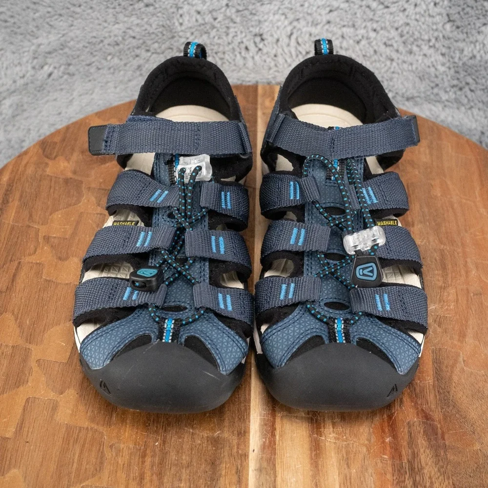 Keen Shoe Unisex Kids Newport NEO H2 Blue Washable Closed Toe Water Sandals Sz 3
